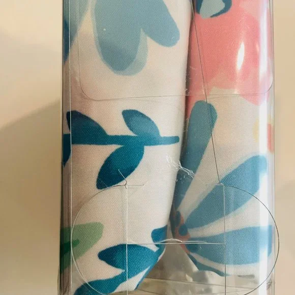 charter club shower curtain with 12 hooks, butterfly garden, multicolor - Picture 7 of 10